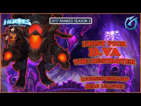 Grubby | Heroes of the Storm - First Pick D.VA the Destroyer - HL 2017 S3 - Cursed Hollow
