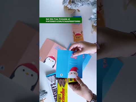 Holiday Gift Ideas: FREE Candy Bar Wrap Printables! (Free download link in below!)