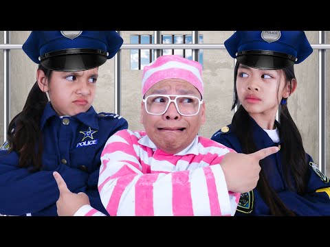 Ellie & Charlotte vs Naughty Boy: Big Jail Adventure!