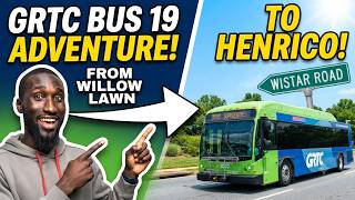 Riding 🚍GRTC Bus 19: From Willow Lawn to Wistar Road in Henrico