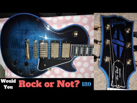 2017 Triple Pickup Blue Les Paul Custom Widow – The Trogly's Guitar Show