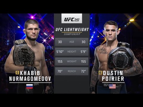 UFC 242 Dustin Poirier vs Khabib Nurmagomedov full match 1080p