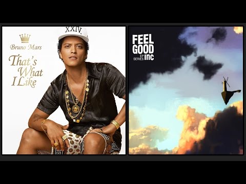 Bruno Mars vs Gorillaz - The Good Feel I Like (MASHUP)
