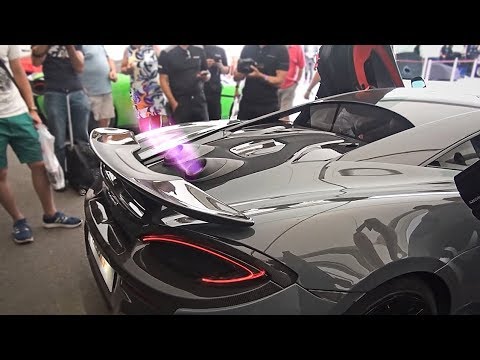 600lt mclaren exhaust flames goodwood shoots speed festival shooting lt 600