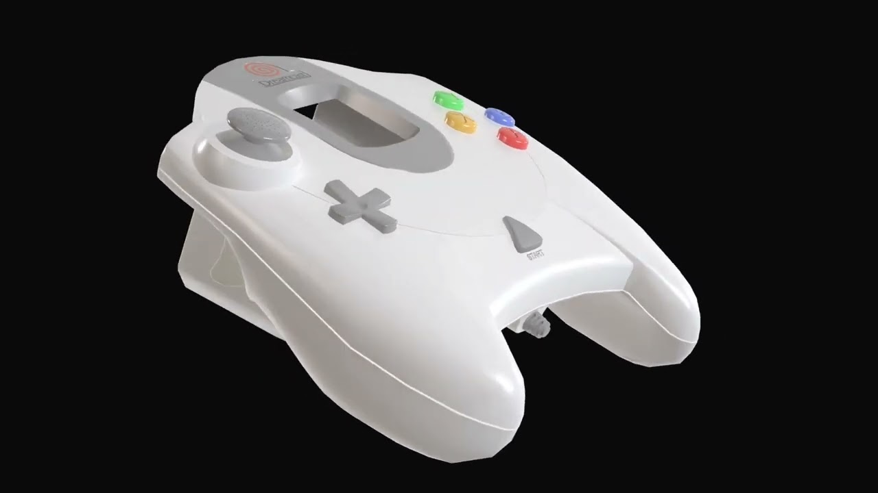 Sega Dreamcast 3D Model