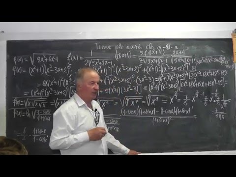 Lectia 1001 Derivatele unor functii compuse Derivata inversei unei functii intr-un punct Clasa 11