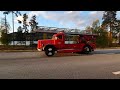 950731 Fire engine ladder truck Scania Vabis L22 -1949 }}
