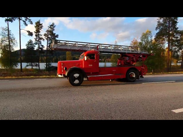 950731 Fire engine ladder truck Scania Vabis L22 -1949