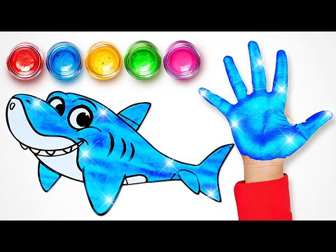 Let's Paint Animals with Fingers | Animals & Colors | Preschool Toddler Video