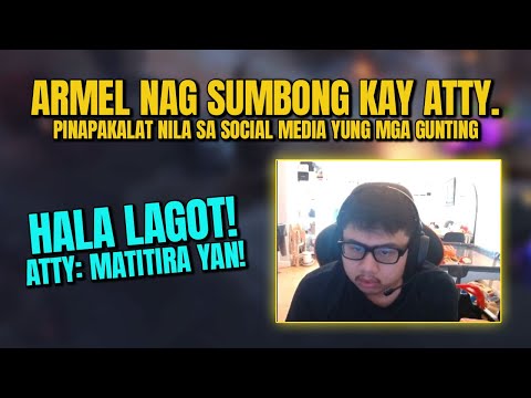 ARMEL NAG SUMBONG KAY ATTY. **HINDI AKO MAKA-KAIN NG SHANGHAI**