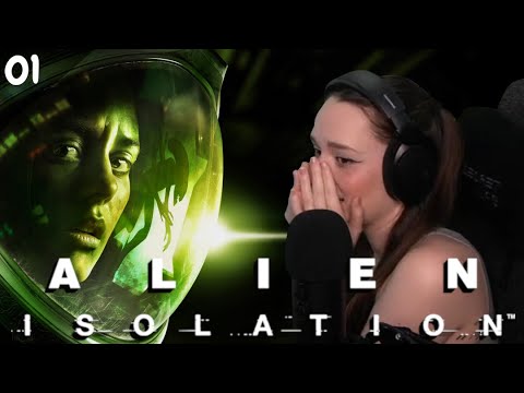 (First time playing) I'M SCARED 😭 | Alien Isolation - Part 1 | Let's Play (HARD MODE)