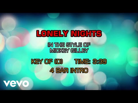 Lonely Nights - Mickey Gilley