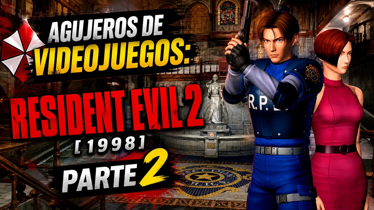 Agujeros de Videojuegos: RESIDENT EVIL 2 (1998) PARTE 2 (Errores, review, análisis y resumen)