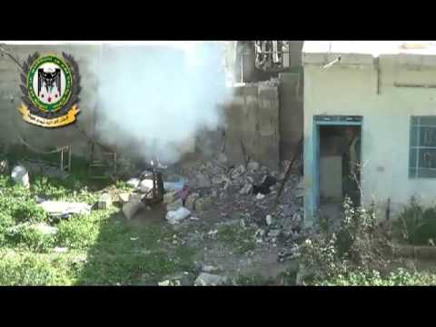 استهداف كتيبة شهداء الغوطة بقذائف الهاون مواقع قوات النظام في جبل قاسيون في مدينة دمشق