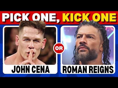 Pick One, Kick One — WWE Wrestlers Edition! 💥🔥