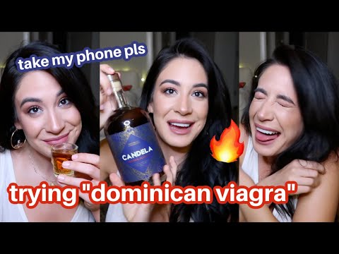 trying "dominican viagra" liquor lol - mamajuana taste test