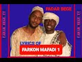 Fadar Bege FARKON MAFADI Fadarlyrics77