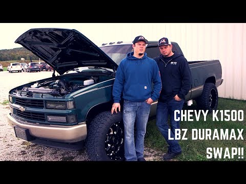 Chevy K1500 LBZ Duramax Swap!!