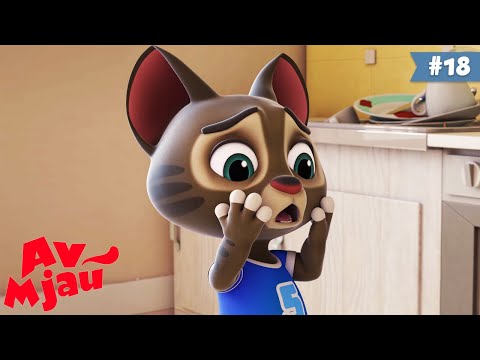 Av Mjau 🐶 Dan pun briga 🐱 Crtani za bebe | HeyKids na Srpskom