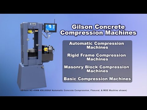 Gilson Concrete Compression Machines
