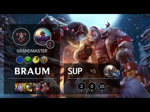 Braum Support vs Pantheon - EUW Grandmaster Patch 11.13