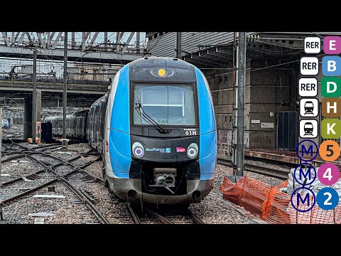 Paris, France 🇫🇷 : Station Gare du Nord – Métro 4, 5, 2 • RER B, D • Transilien H, K