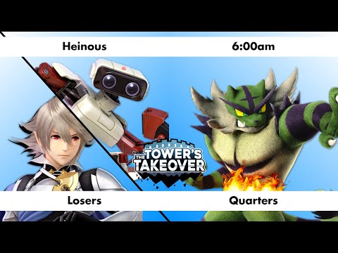 Losers Quarters: Heinous (R.O.B./Corrin) vs 6:00am (Incineroar) - The Tower's Takeover #8
