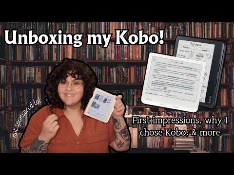 I'm breaking up with kindle... | Kobo Libra Colour unboxing and first impressions!