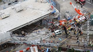 Seul'de üst geçit çöktü: 3 kişi hayatını kaybetti