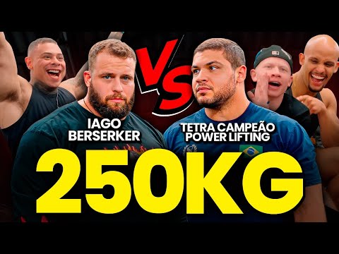 DESAFIO AGACHAMENTO! - Iago desafia campeão de powerlifting | Powerbuilder #002
