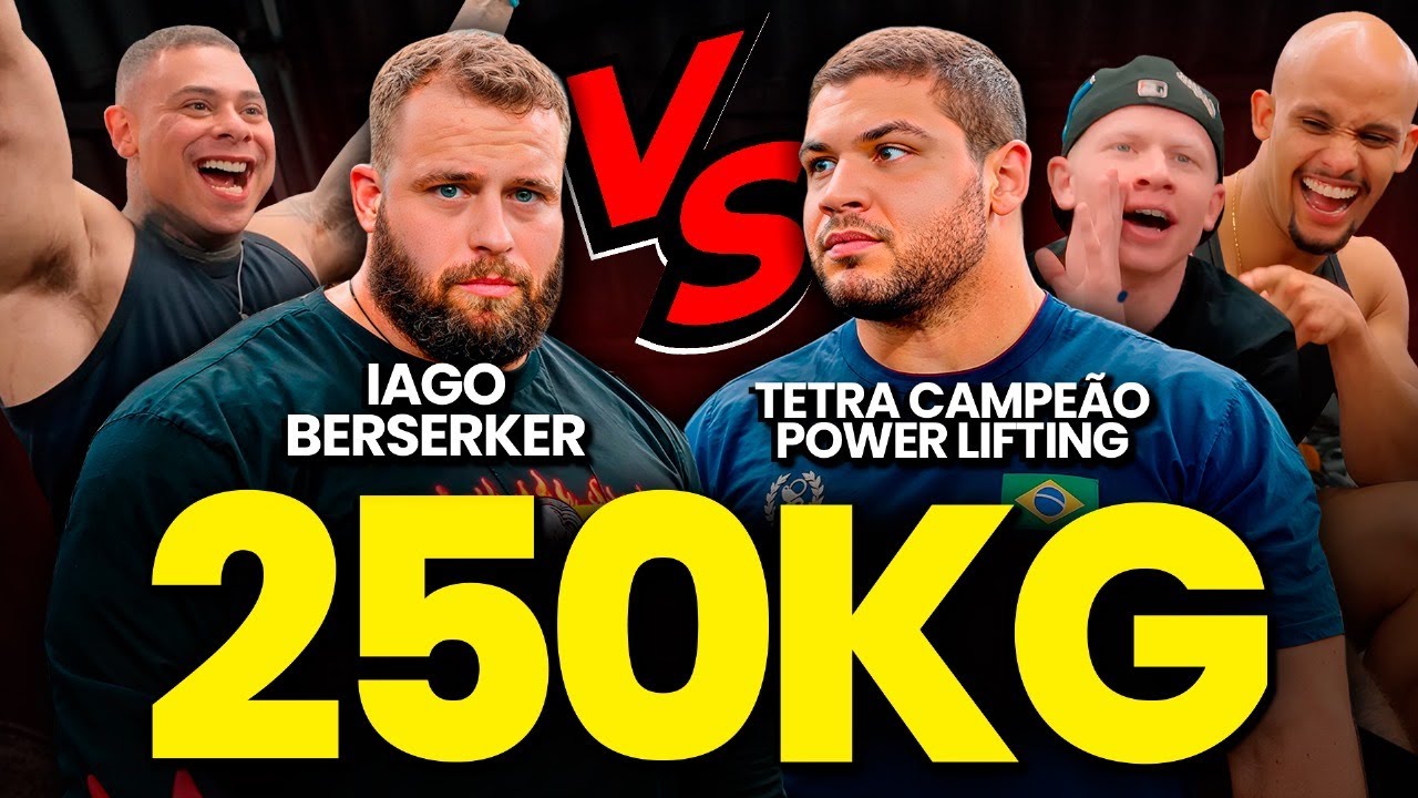 DESAFIO AGACHAMENTO! - Iago desafia campeão de powerlifting | Powerbuilder #002