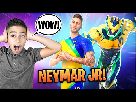 New *NEYMAR JR* Skin in FORTNITE!!! | Royalty Gaming