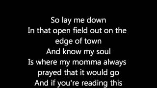 If You&#39;re Reading This- Tim McGraw w/ Lyrics