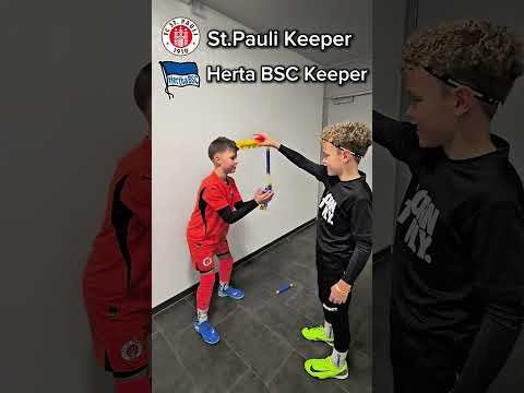 Challenge ⚔️  St.Pauli und Herta BSC Keeper U12 #goalkeeper #football