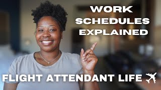 Flight Attendant WORK SCHEDULE EXPLAINED | REGIONAL AIRLINE