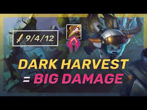 Dark Harvest Poppy Is TOO MUCH Damage - League Of Legends