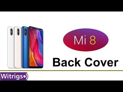Xiaomi Mi 8 Back Cover Glass Replacement - Fingerprint Scanner