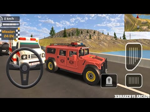 Police Drift Car Driving  | Red Police Hummer Drifting # Drift Simulator - Android GamePlay Full HD