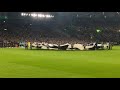 celtic fans DROWN OUT champions league anthem vs Real Madrid 2022