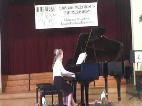 Villányi Kata - Bozsics Virág, XI. Országos Négykezes Zongoraverseny, Balassagyarmat