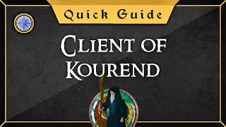[2023] Client of Kourend quest guide