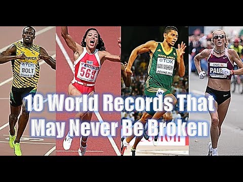 Top 10 World Records That May Never Be Broken || Top Track World Record Rankings