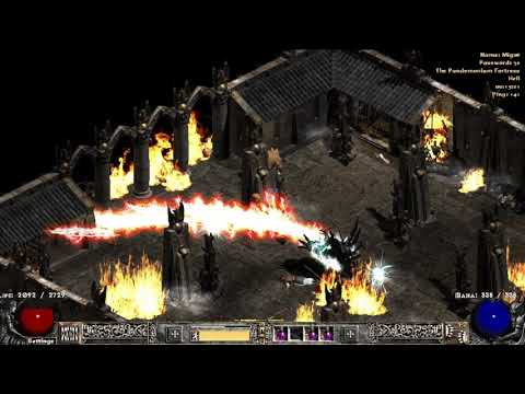 Shapeshift Werebear Druid - Maul + Hunger build - DIABLO CLONE fight - PD2