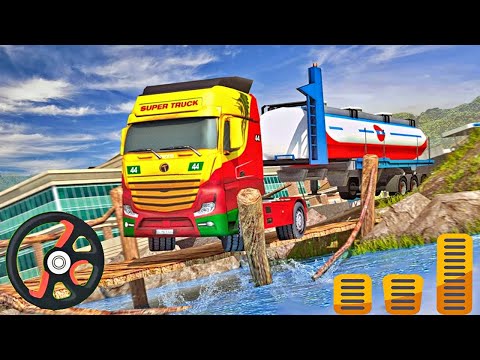 Offroad Oil Tanker Truck Driving Simulator - Oil Vehicle Transport - Best Android Gameplay