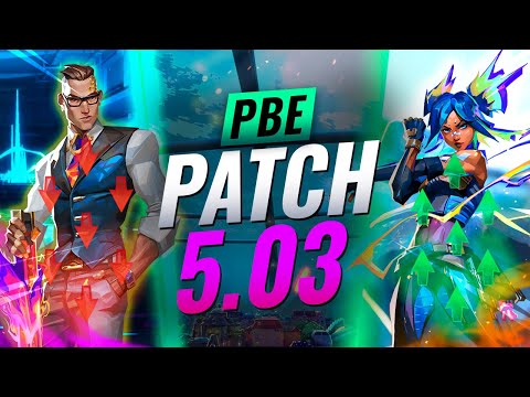 NEW UPDATE: CHAMBER IS FINALLY NERFED! - Valorant Patch 5.03 PBE