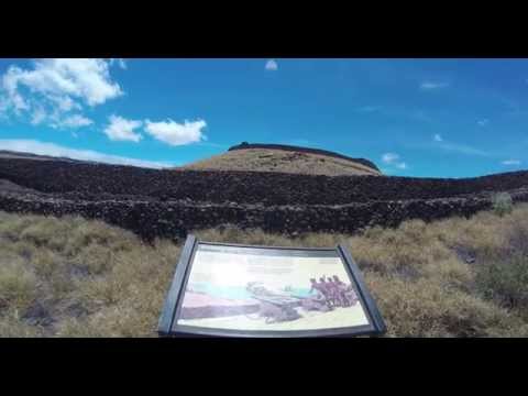 Heiau-Pololu Valley Lookout-King Kamehameha Statue-On Big Island, Hawaii-UHD 4K