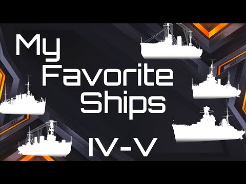 My Favorite Tier 4 & 5 ships in World of Warships Blitz