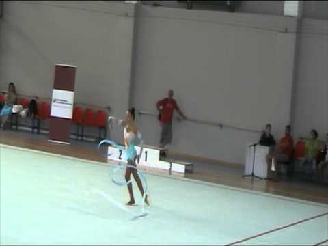 Simona Nedyalkova Ribbon  Bulgarian Elite Final 2011