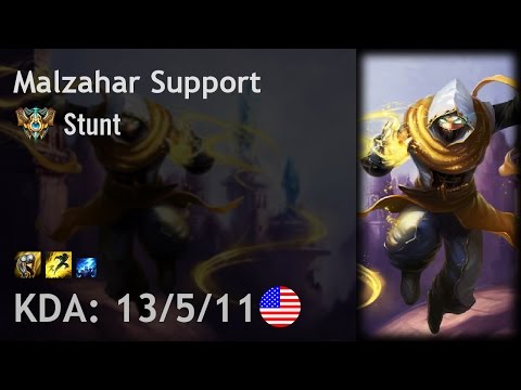 Malzahar Support vs Thresh - Stunt - NA Challenger Patch 7.2