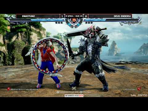 Soul Calibur 6 @ NLBC Online #9 - DEUS EndersJ vs 8WayFunz [4K/60fps]